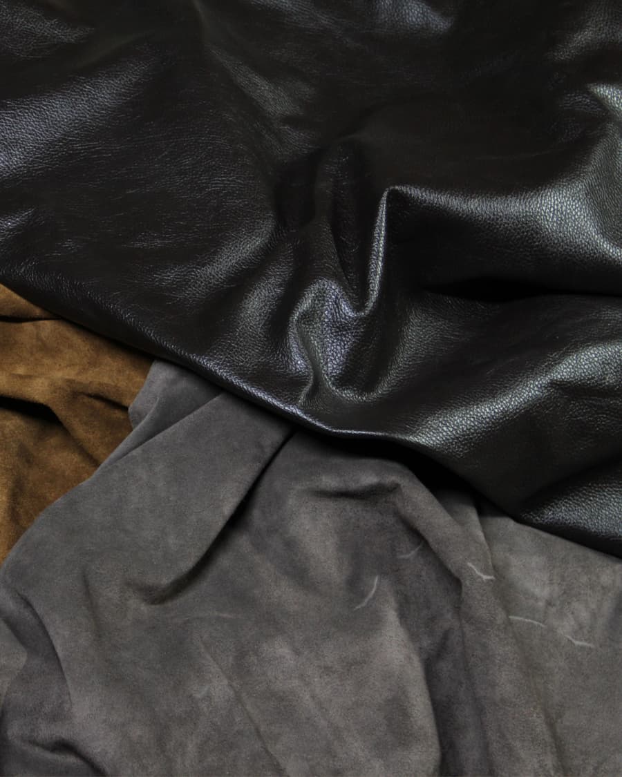 Leather processing